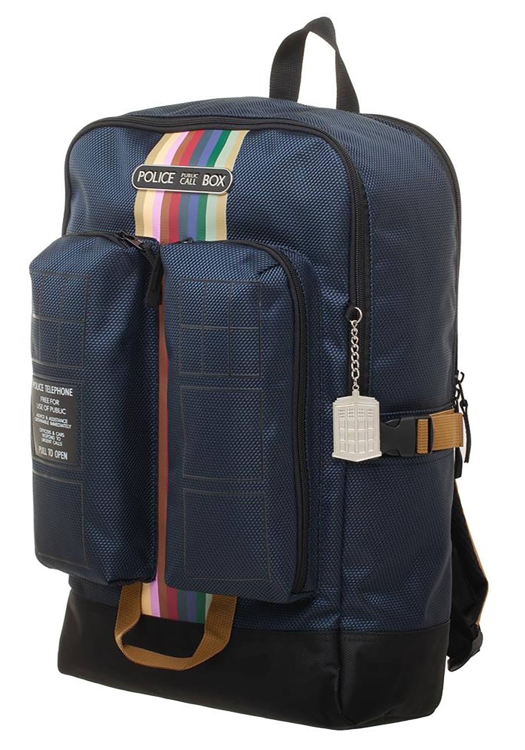 Doctor Who Tardis Double Pocket Backpack