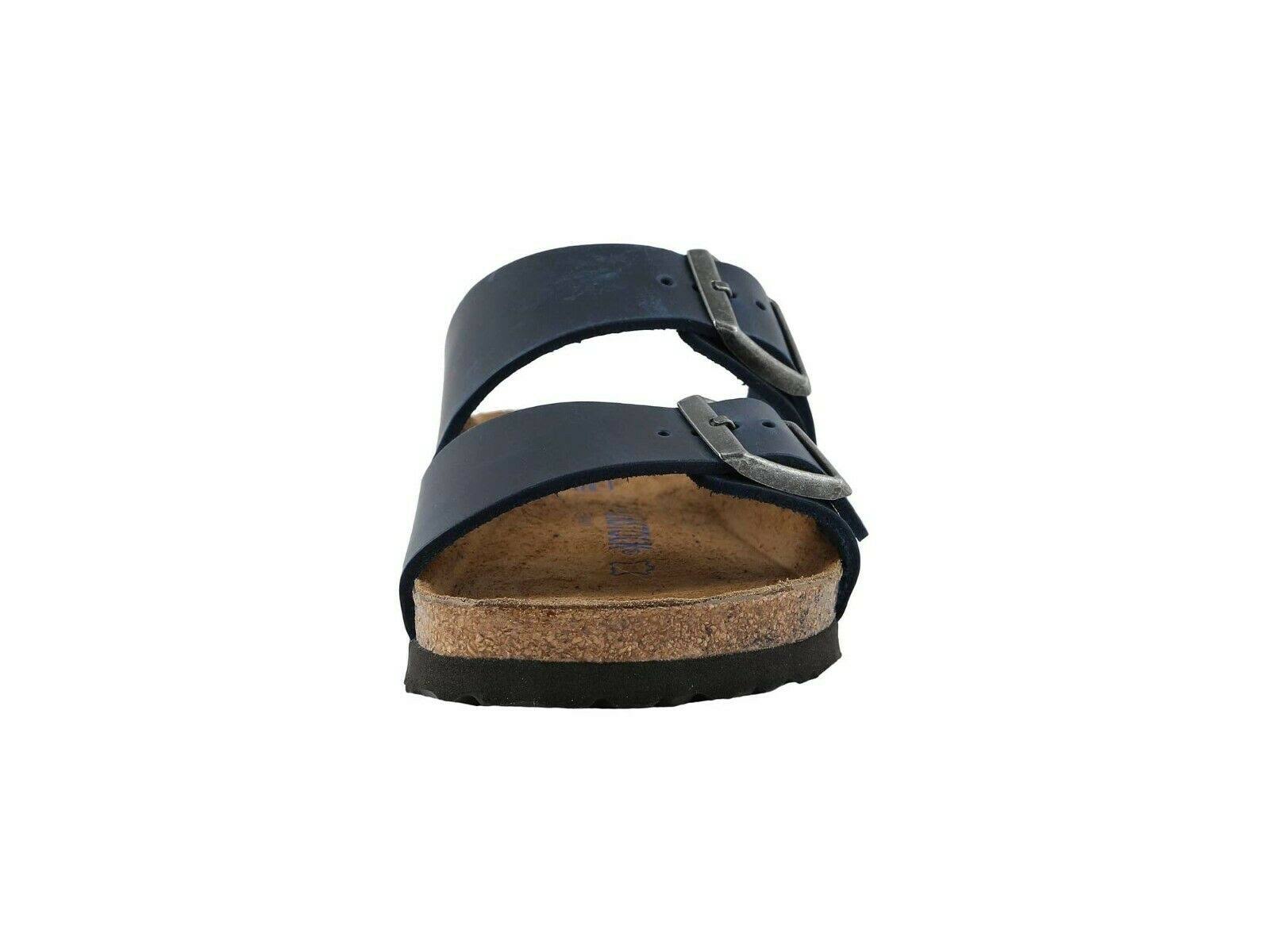 Birkenstock Arizona Soft Footbed (41 Blue Oiled Leather)