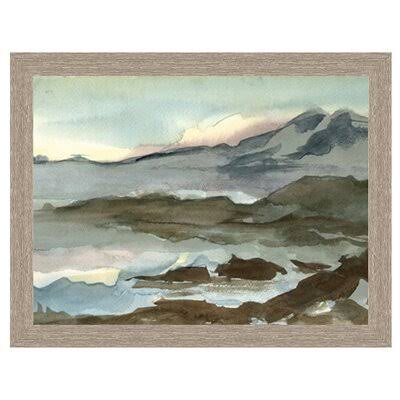 'Landscape Watercolor' Picture Frame Painting
