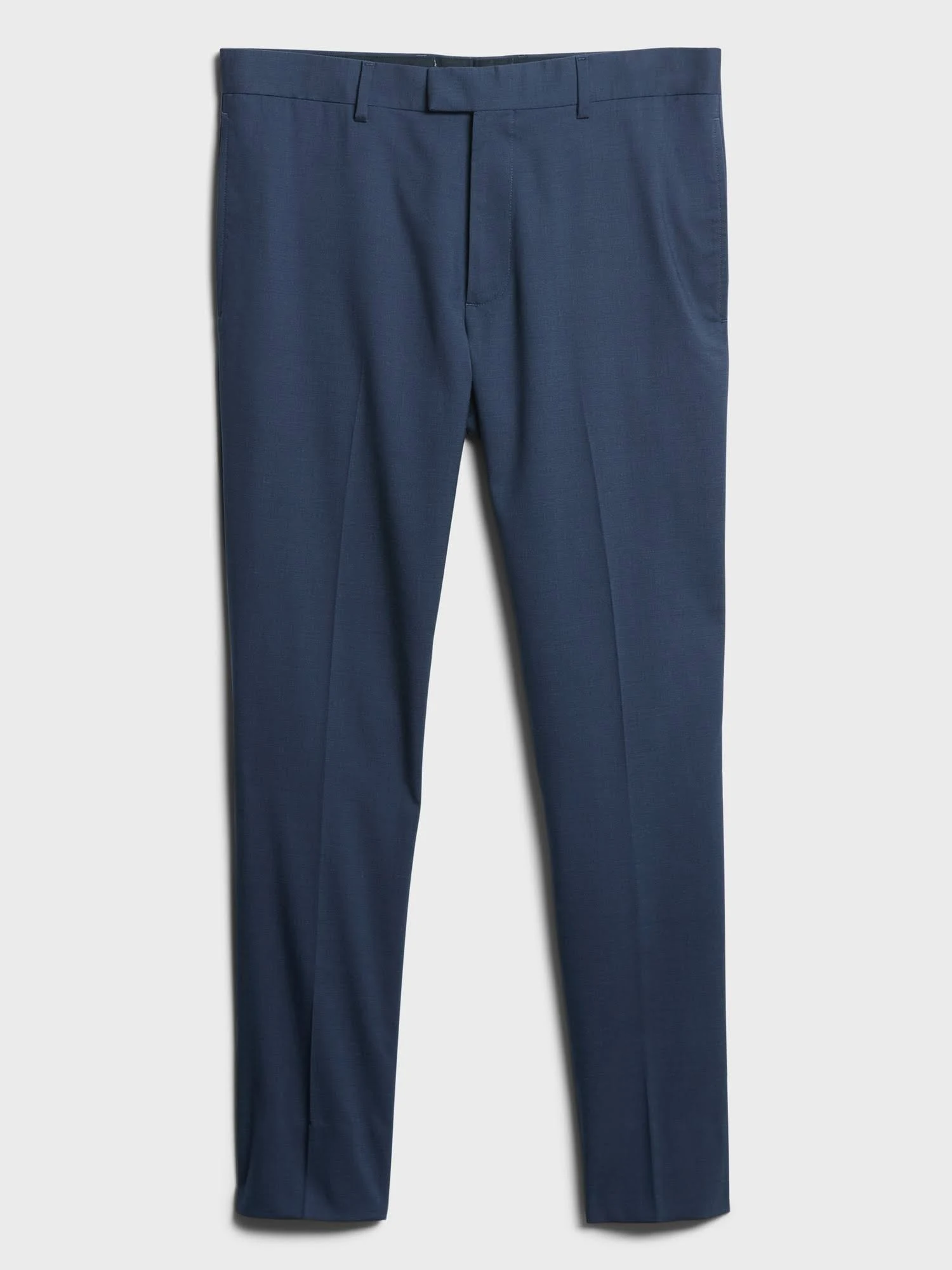 Banana Republic Men's Slim Non-Iron Stretch Cotton Solid Pant Navy Size 35W 34L