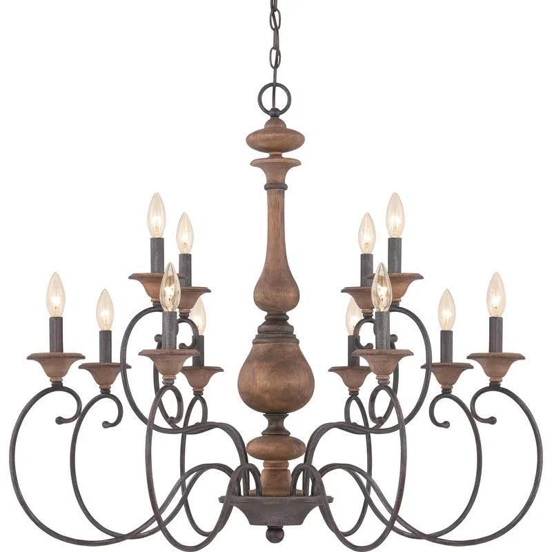Turcot 12-Light Candle Style Tiered Chandelier