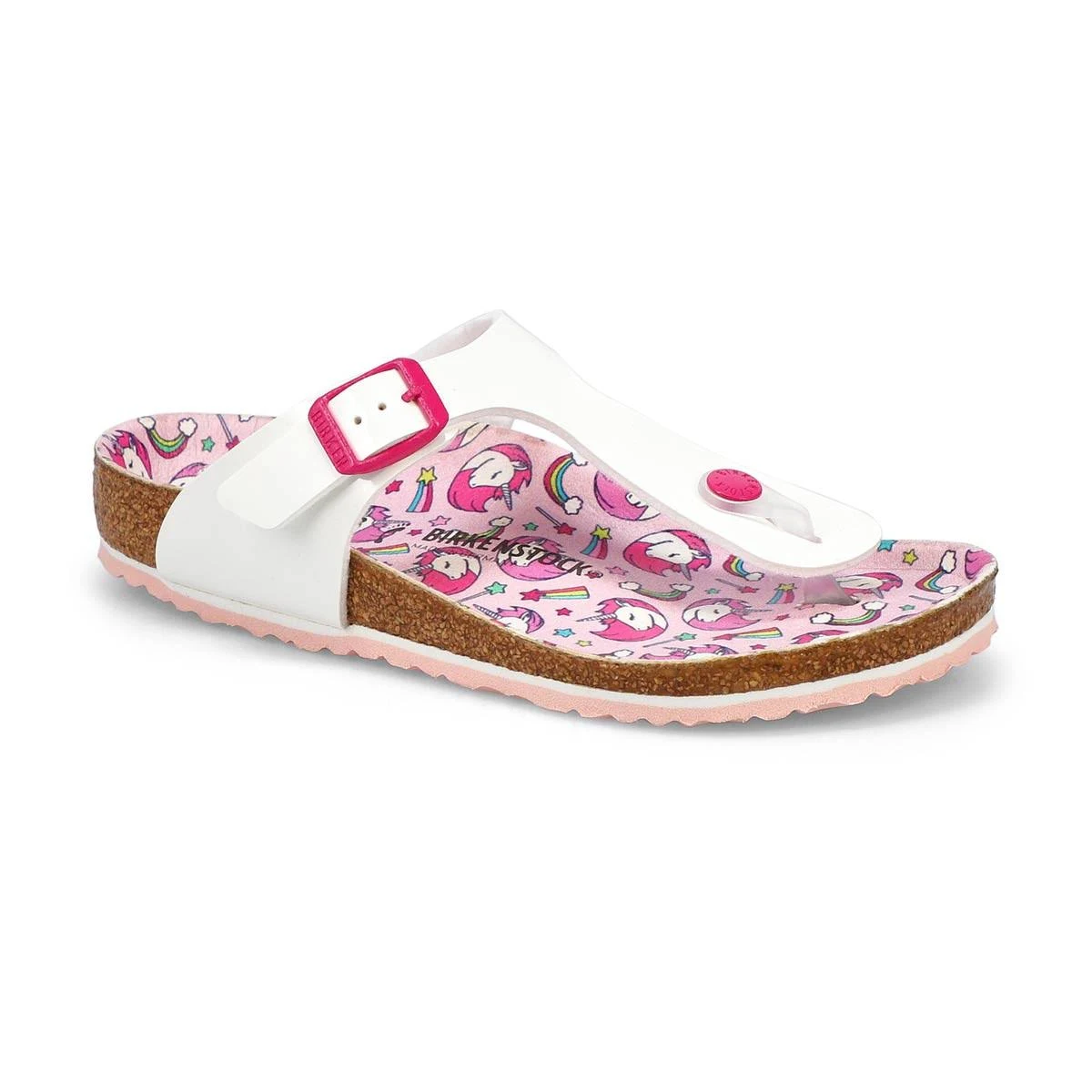 Toddler Birkenstock Gizeh Flip Flop, Size 1-1.5US - White