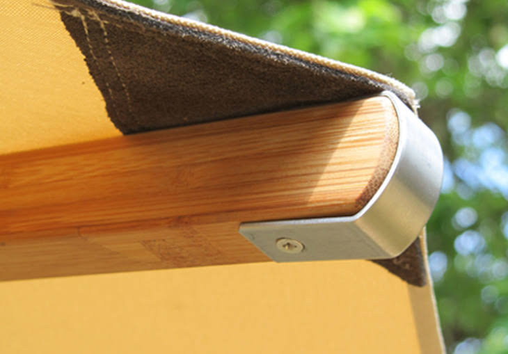 Bambrella Levante Rectangle Bamboo Umbrellas