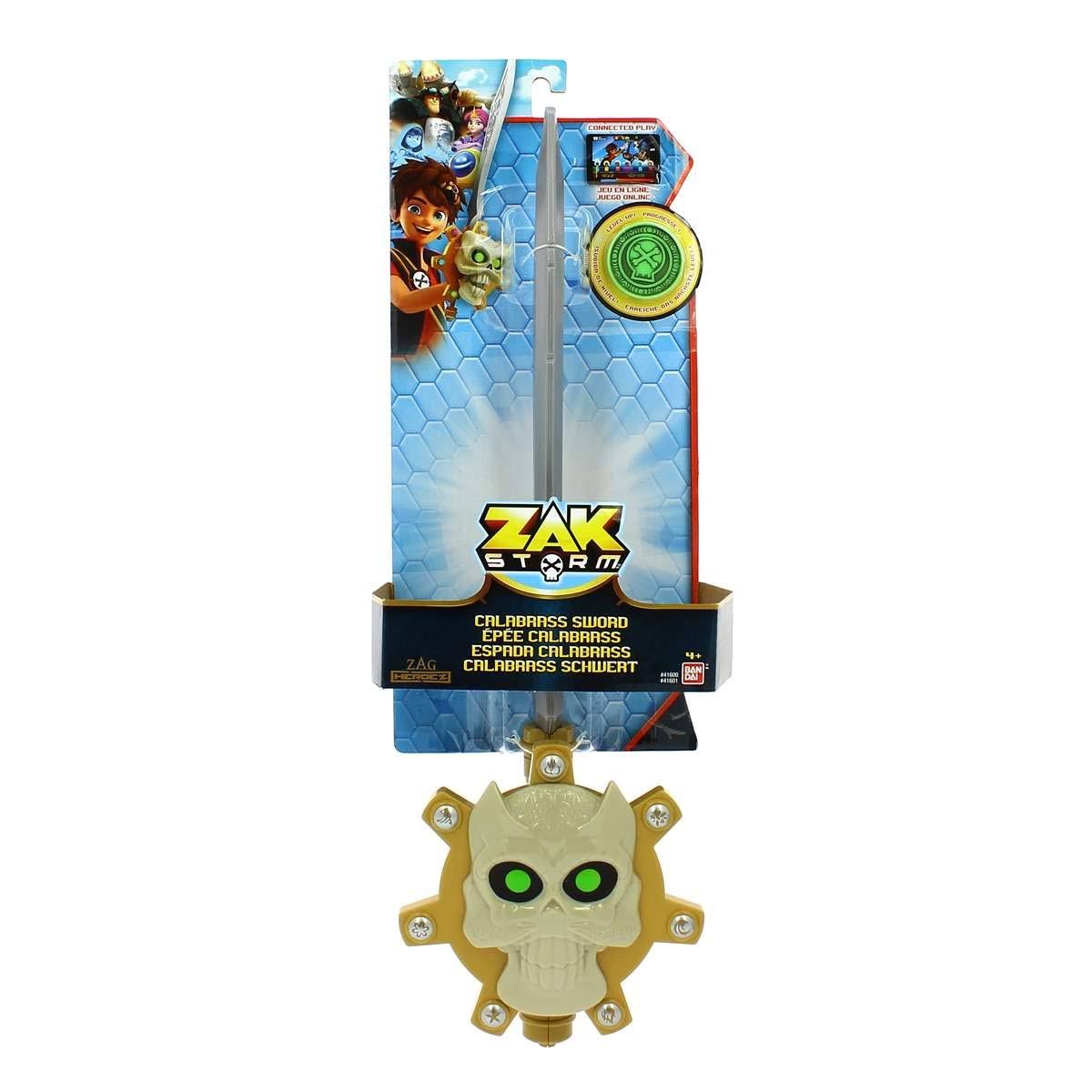 Bandai 41600 Zak Storm Calabrass Sword with Coin