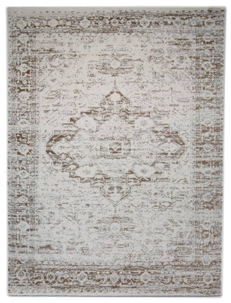 Style Selections Keenly Rust/Cream Indoor Area Rug 8 x 10 60741263-8X10
