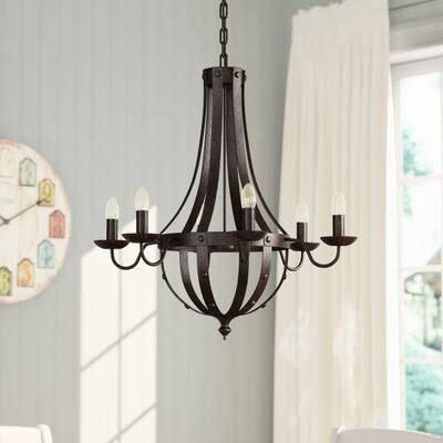 Flippen 6 - Light Candle Style Empire Chandelier Breakwater Bay