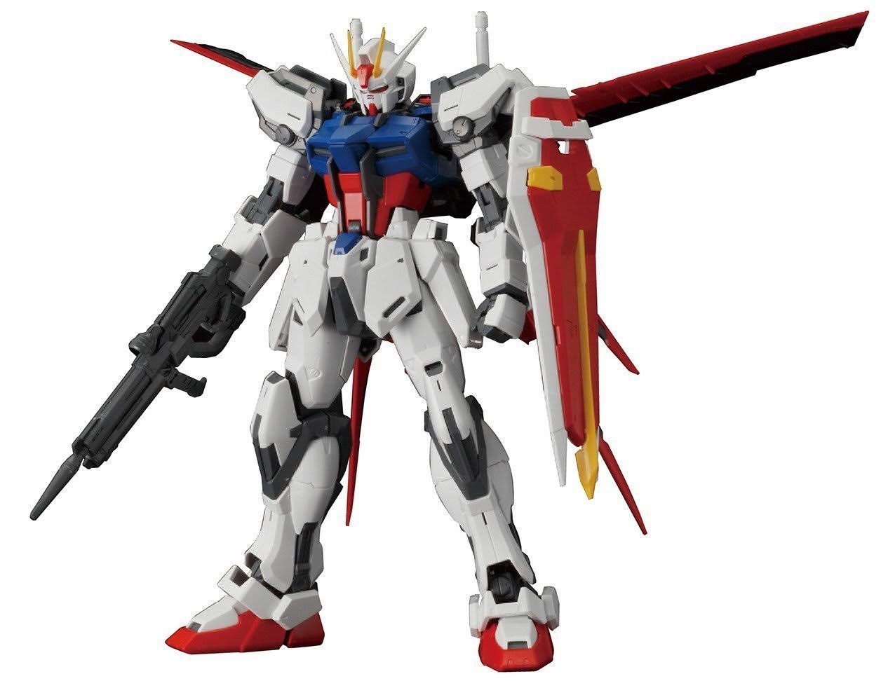 Bandai Hobby mg Aile Strike Gundam Ver. RM 1/100 Scale Action Figure Model Kit