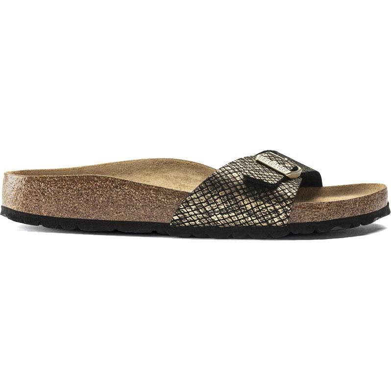 Birkenstock Madrid 1018456 Ladies One Strap Sandals Shiny Python