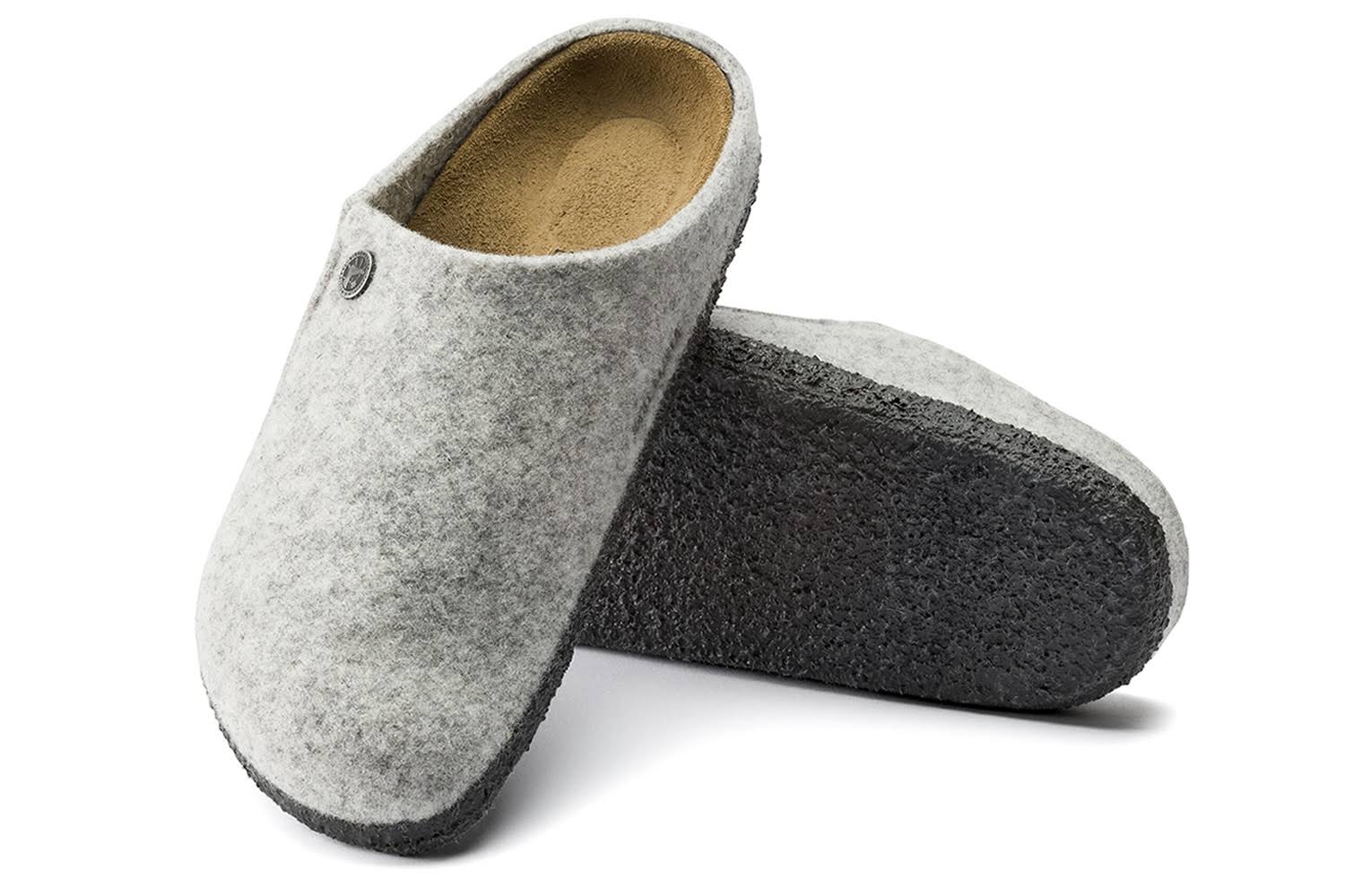 Birkenstock Zermatt Standard Narrow Women's Slippers - Light Grey