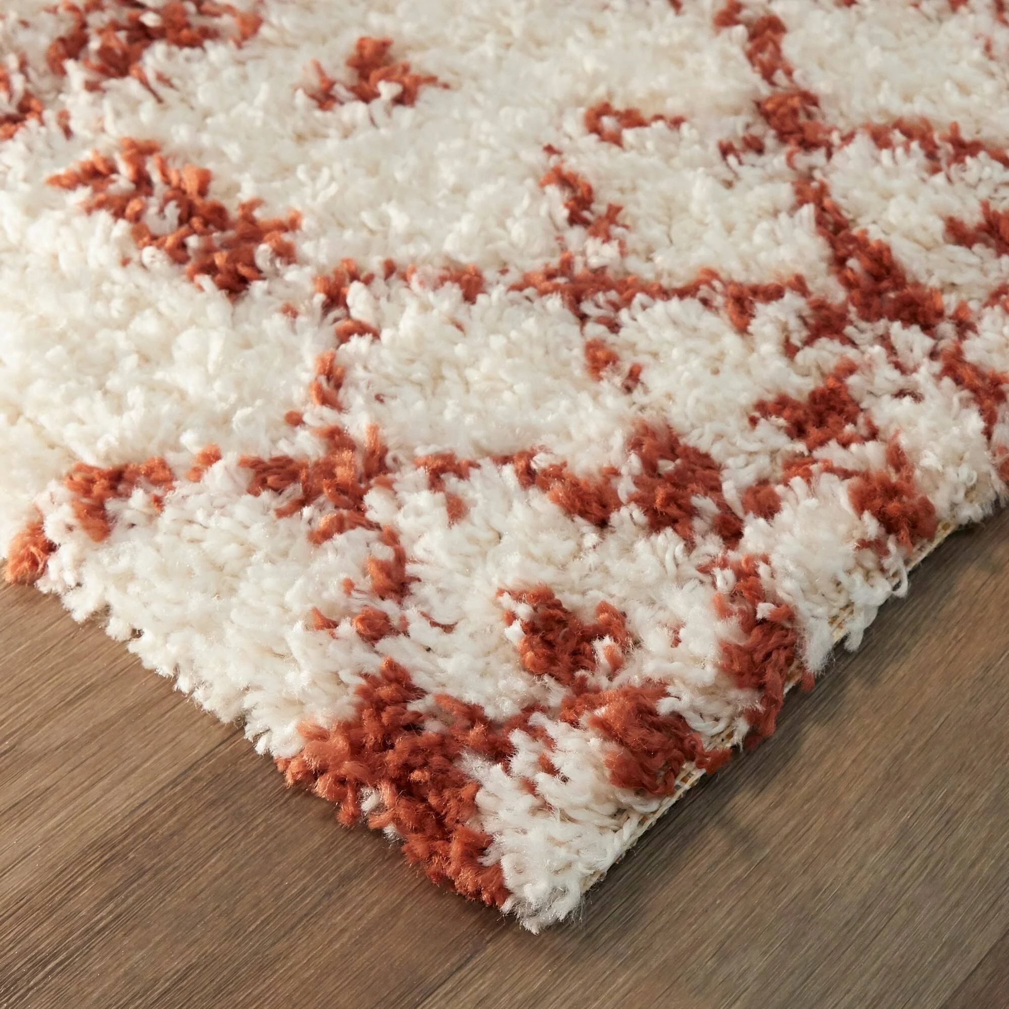 Balta Dominic Cream/Charcoal 5 ft. x 7 ft. Moroccan Shag Area Rug