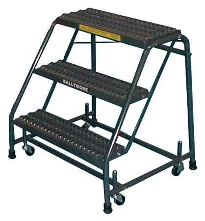 Ballymore 326R Rolling Ladder,steel,28-1/2 in.H