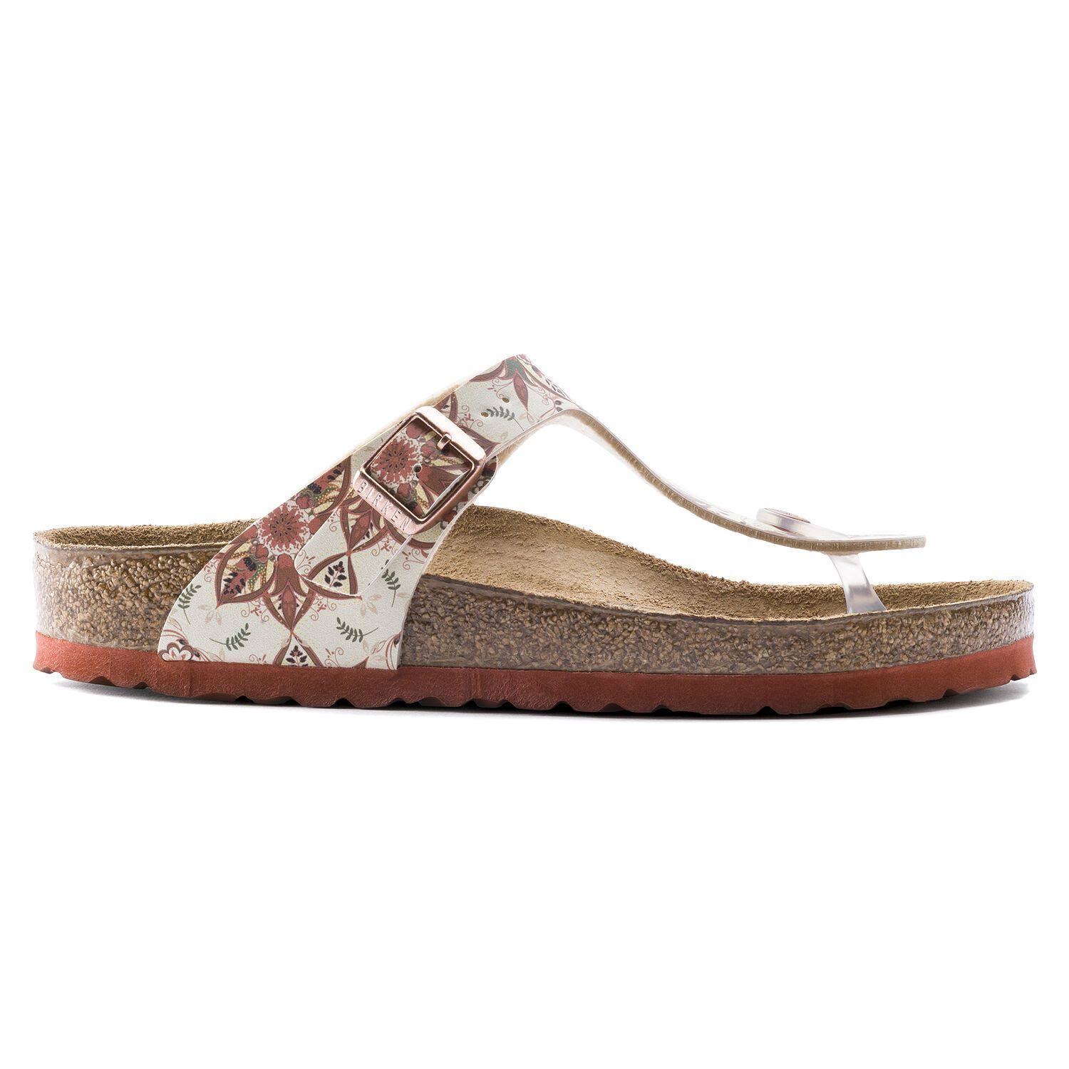 Birkenstock Gizeh Boho Flowers Earth Red 36 / Regular