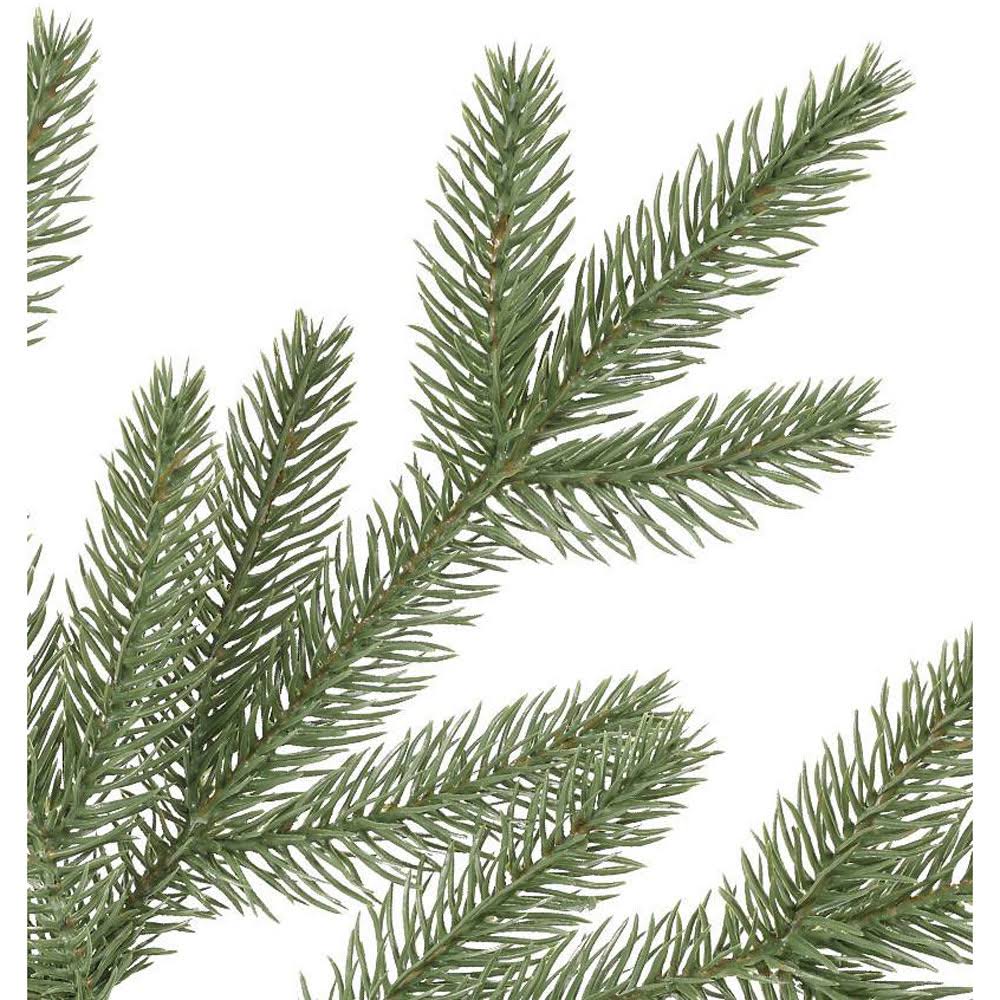 Balsam Hill Stratford Spruce 7.5 Foot Artificial Christmas Tree w/ White Lights, Green