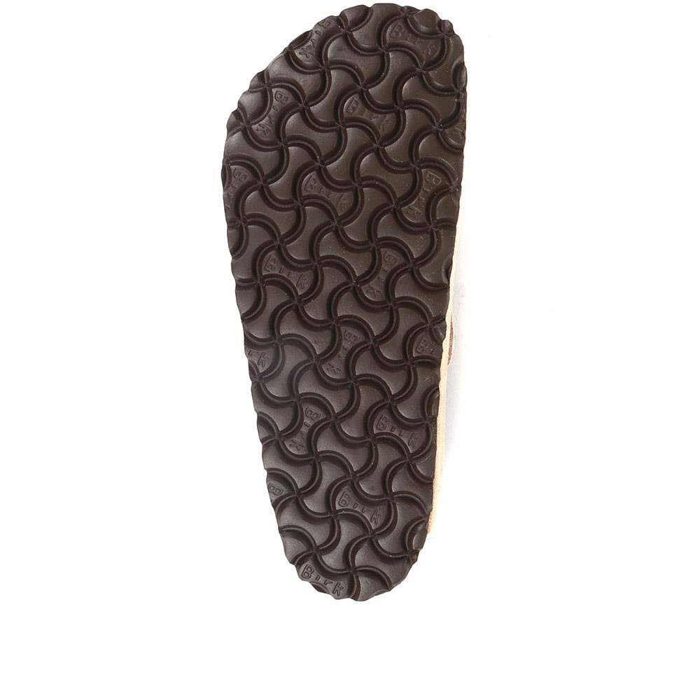 Birkenstock Women's Boston Soft Footbed Suede Clogs - Beige / US 05