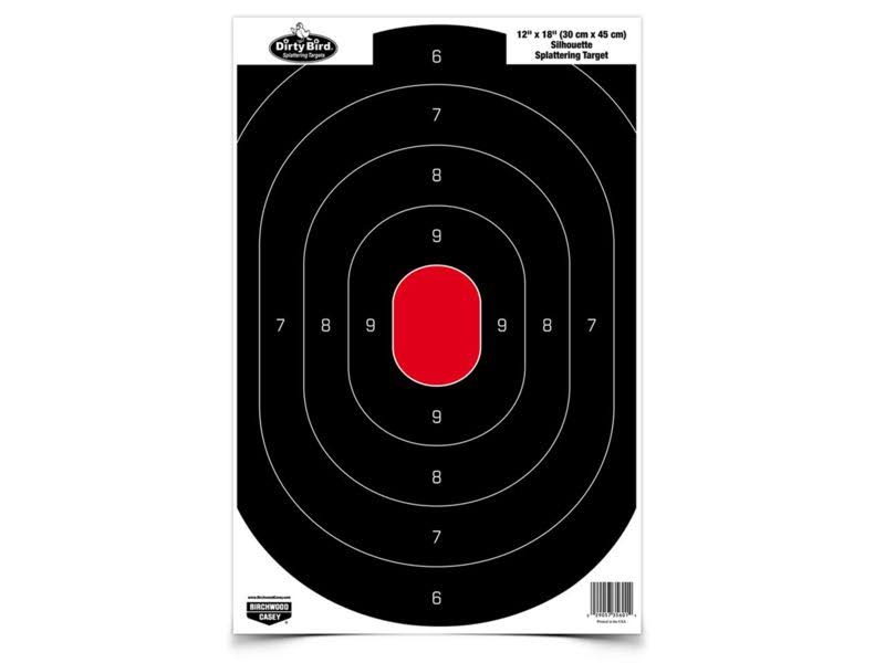 Birchwood Casey 35609 Dirty Bird 12x22x 18x22 Silhouette Target (Per 50)