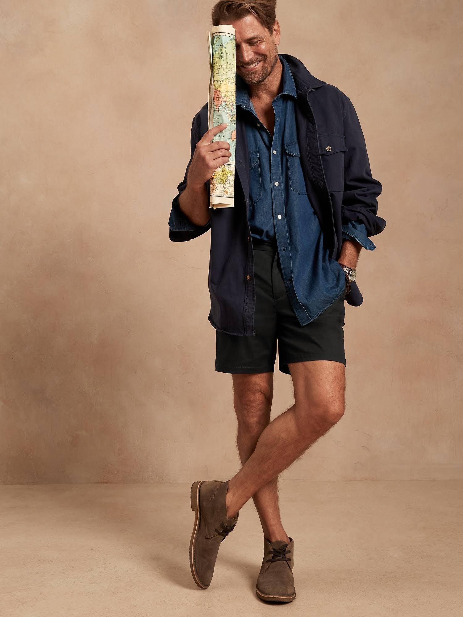 Banana Republic Men's 7x22 Core Temp Short Iron Size 44W