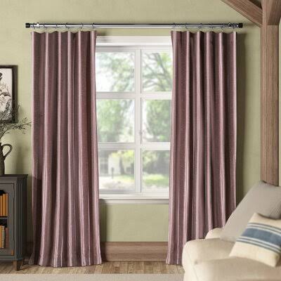 Sagunto Synthetic Room Darkening Thermal Rod Pocket Single Curtain Panel Size per Panel: 50x22 W x 108x22 L, Curtain Color: Smok