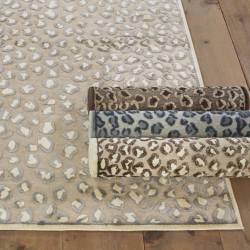 Celine Cheetah Rug Champagne 2&7x22 x 4& - Ballard Designs