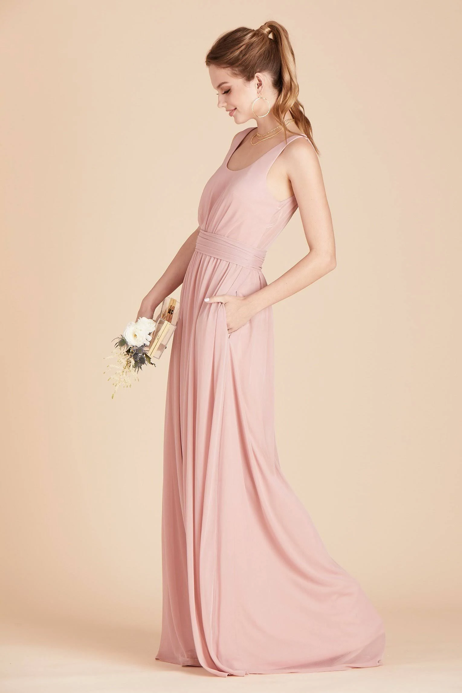 Birdy Grey Jan Bridesmaid Dress in Rose Quartz Xs / Rose Quartz