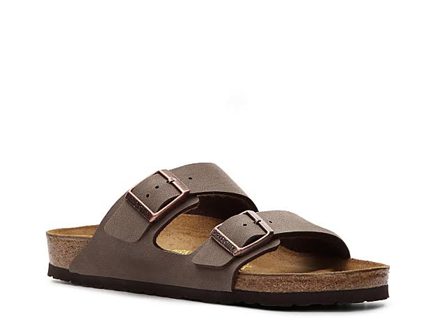 Birkenstock Men's Arizona Slide Sandal, Mocha, Size 13-13.5