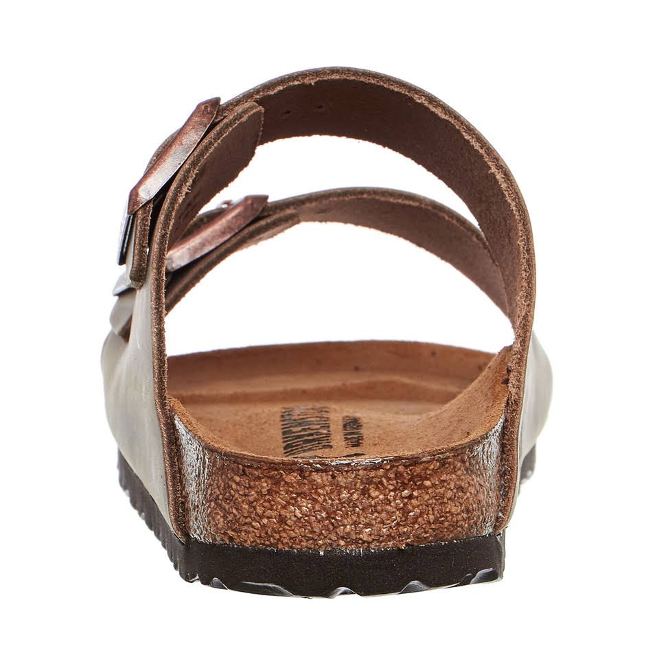 Birkenstock Arizona Oiled Leather Narrow Sandals - Tabacco Brown