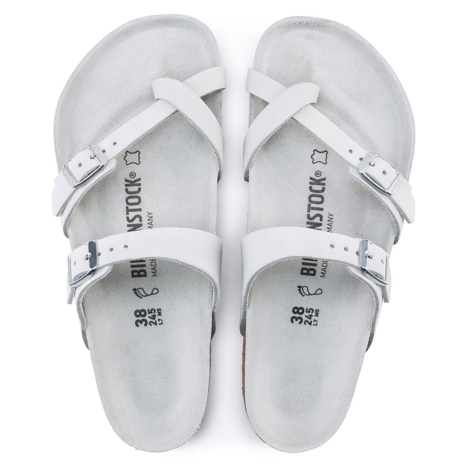 Birkenstock Women's Mayari (38 White Nubuck)