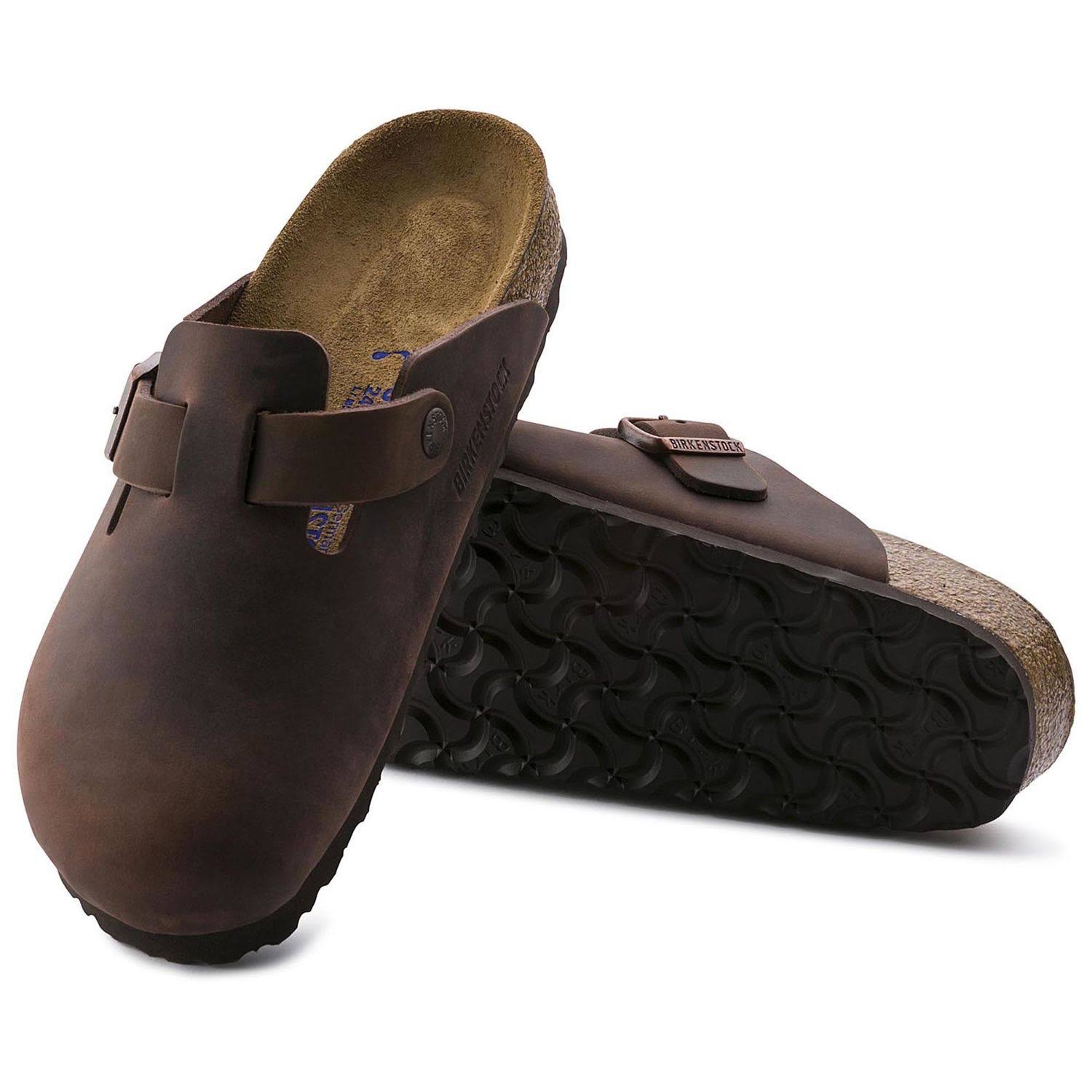 Birkenstock Boston Soft Footbed (42 Habana Oiled Leather)