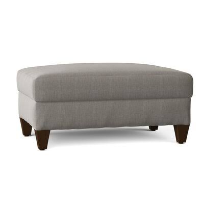 Birch Lane Fairchild 44x22 Rectangle Standard Slipcovered Ottoman Body Fabric: Hanover Concrete