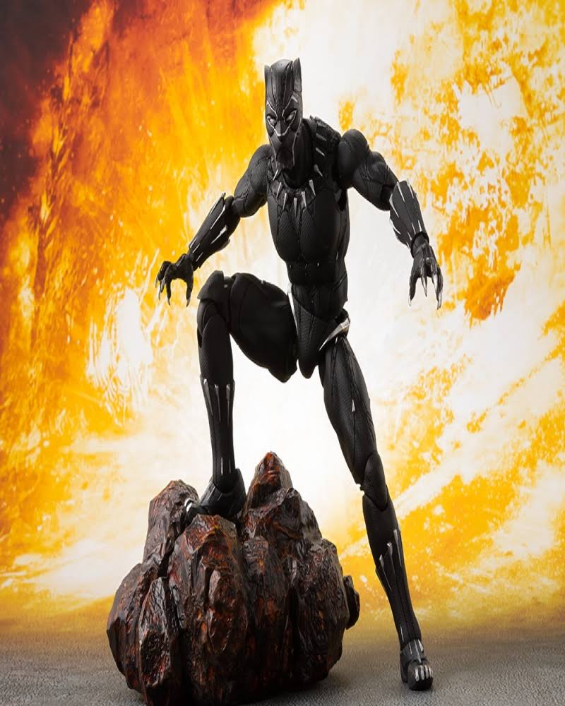 Avengers Infinity War: Black Panther & Tamashii Effect Rock S.H.Figuarts