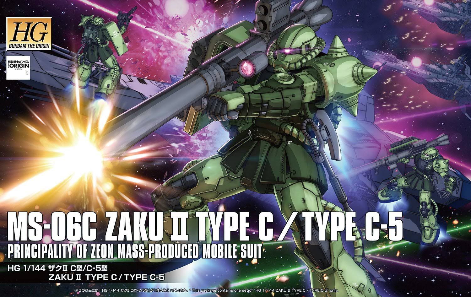 HG 1/144 Gundam: The Origin Zaku II Type C/Type C-5