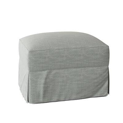 Birch Lane Young 29x22 Rectangle Standard Ottoman Body Fabric: Sunbrella White