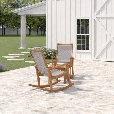 Fred Rocker & Glider Seating Group Birch Lane Color: Gray