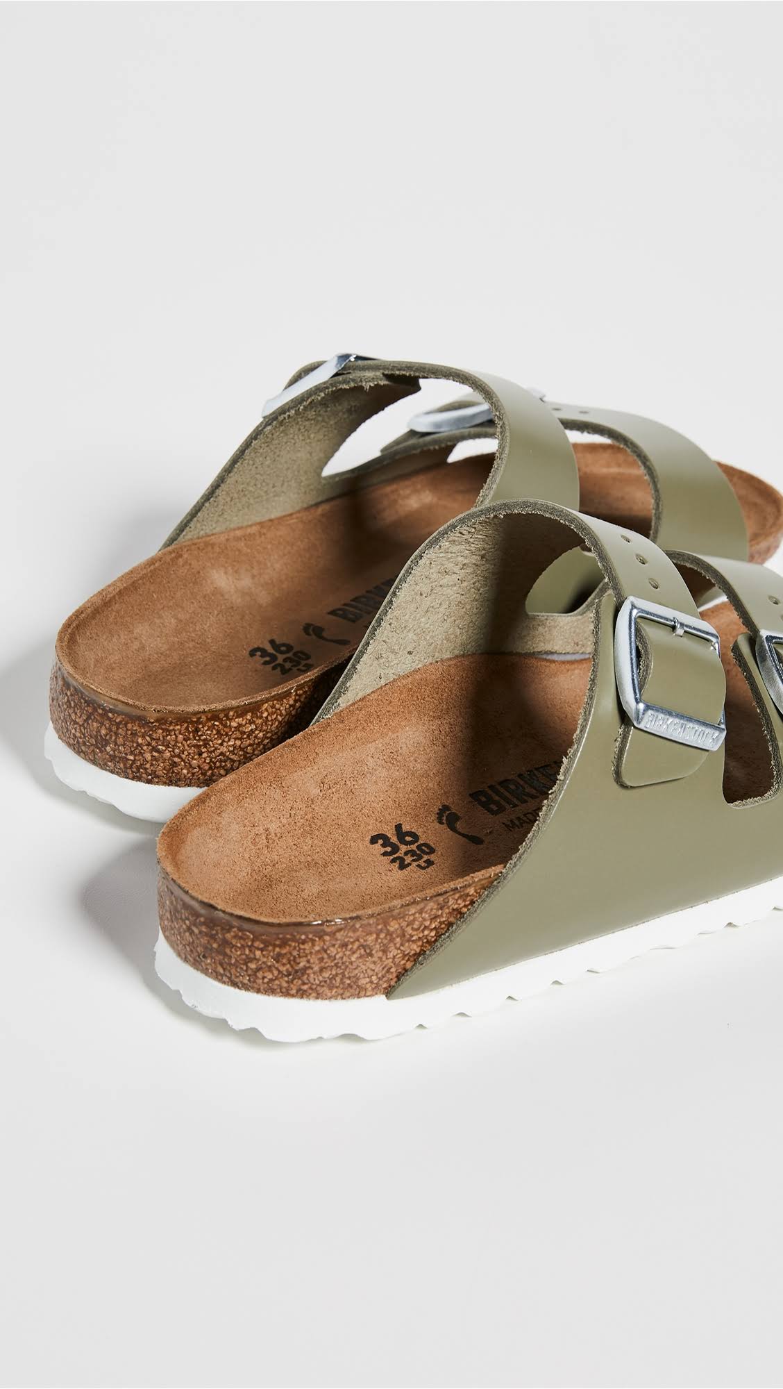 Birkenstock Arizona (41 Narrow Khaki Leather)