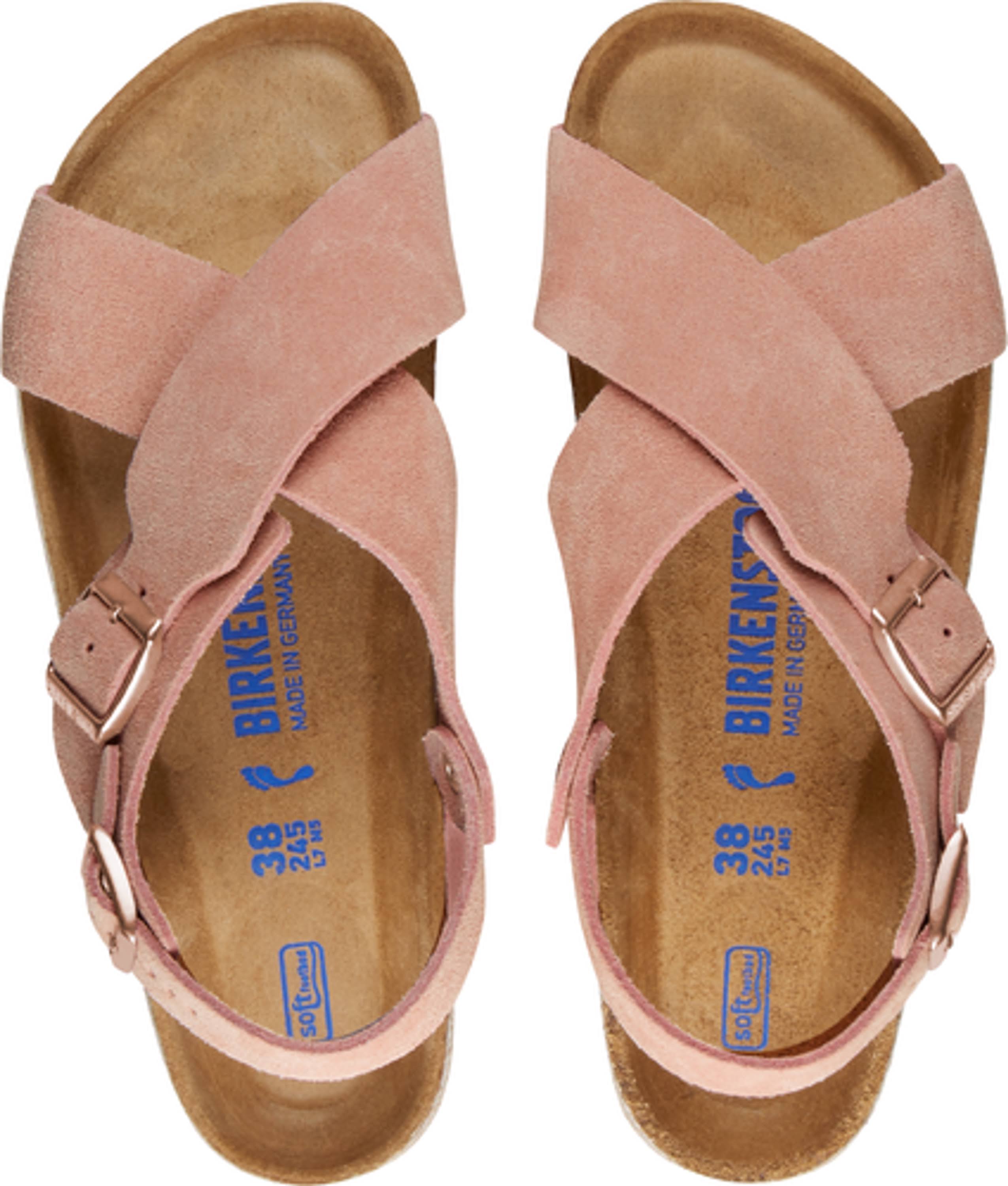 Birkenstock Sandals Tulum Red Suede EU 38 / Light Rose