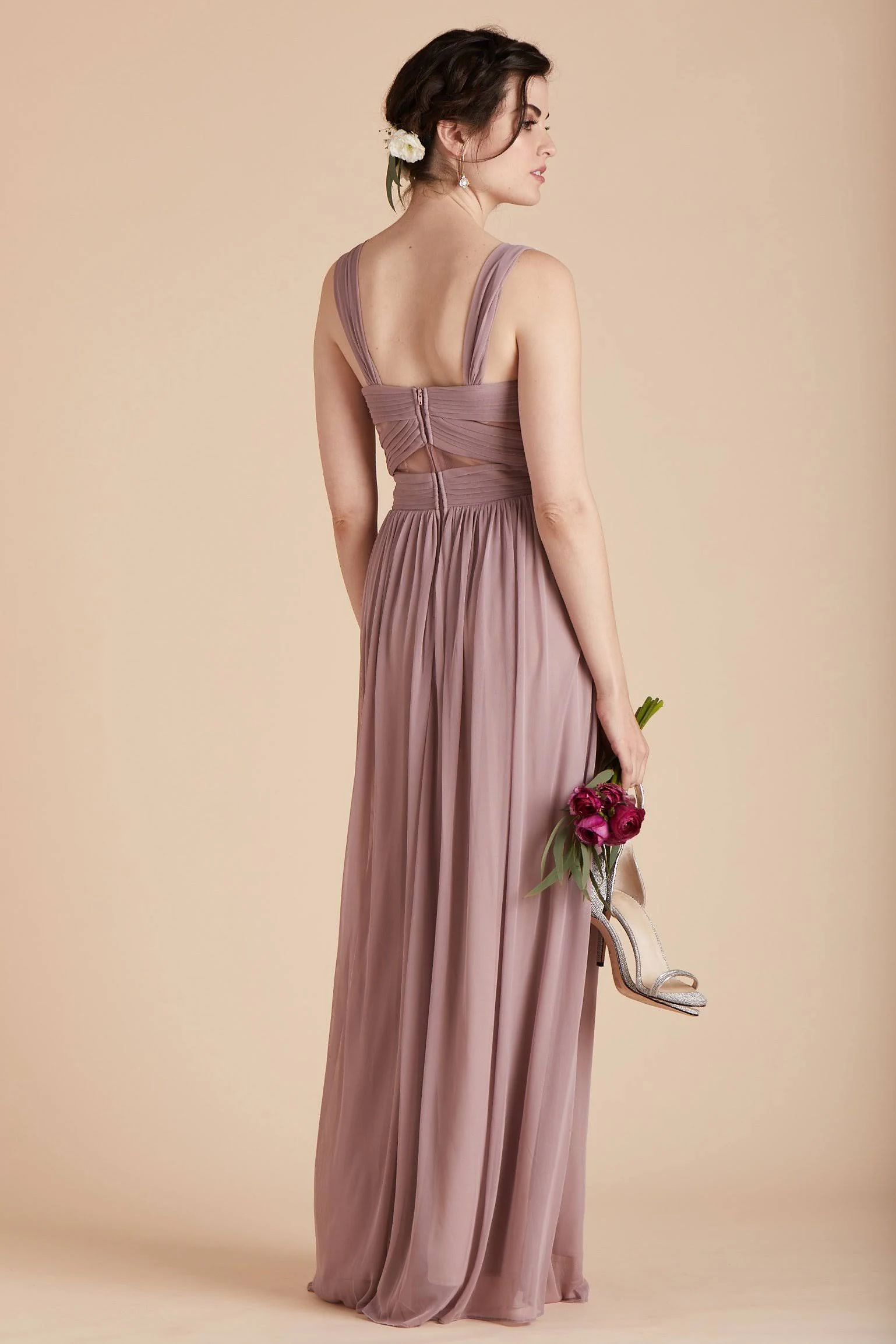 Birdy Grey Elsye Bridesmaid Dress in Mauve XL / Mauve