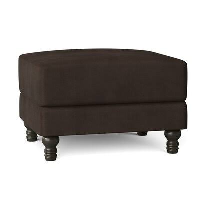 Montgomery 31x22 Rectangle Standard Ottoman Body Fabric: Tina Dark Brown