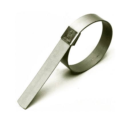 Band-It CP8S99 Center Punch Clamp - 201SS 5/8x22 x 0.025x22 2x22 Diameter 100 Pieces/Box, Steel