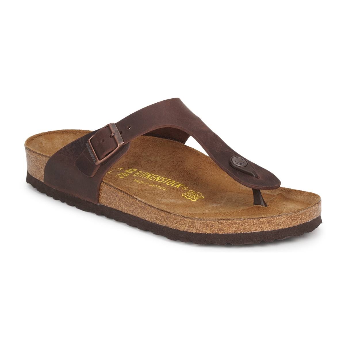Birkenstock - Gizeh Oiled-Leather Brown / 38