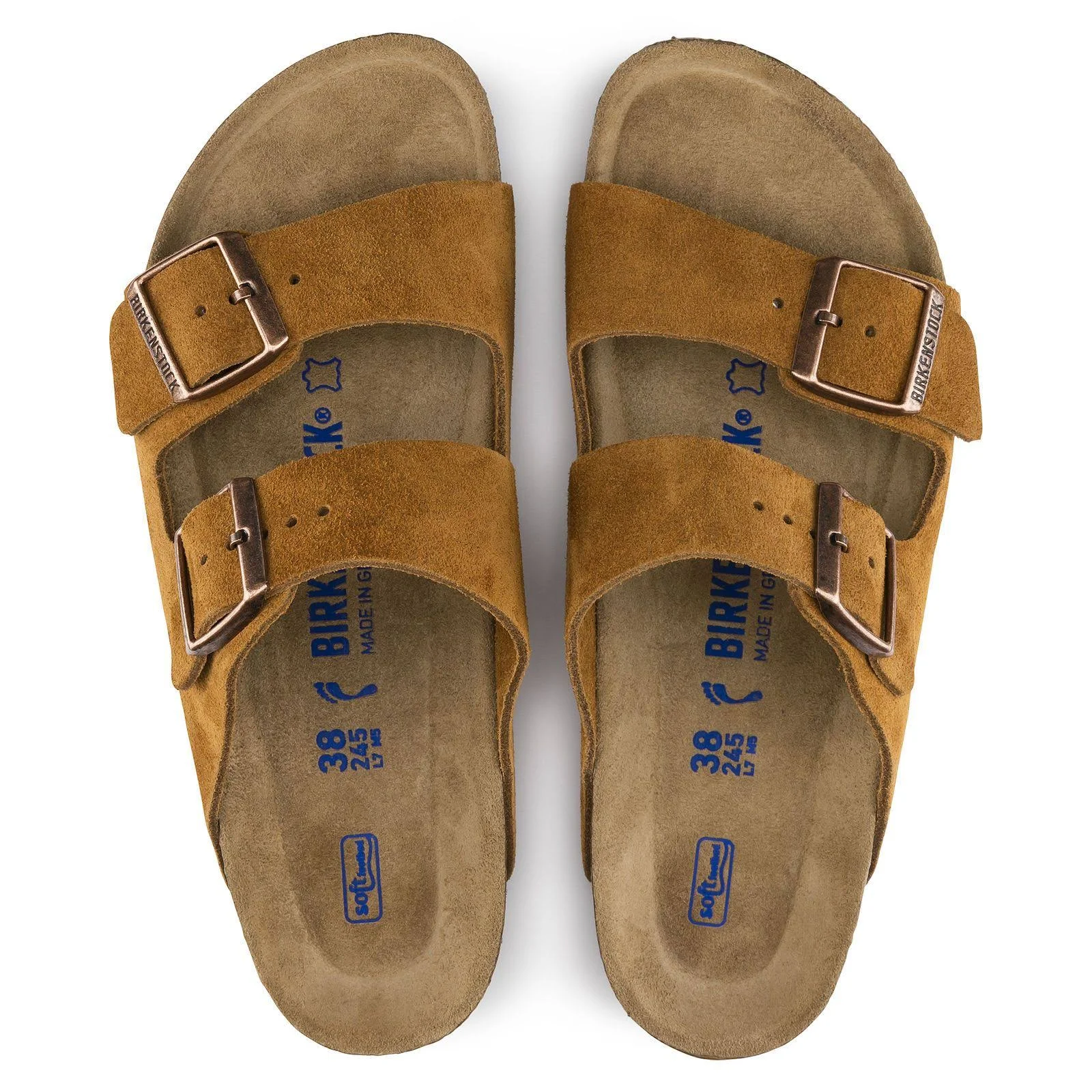 Birkenstock Arizona Soft Footbed - Suede Mink / 46 / Regular