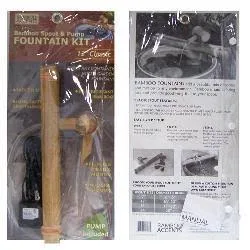 Bamboo Accents 12-in. Classic Spout and Pump Fountain Kit
