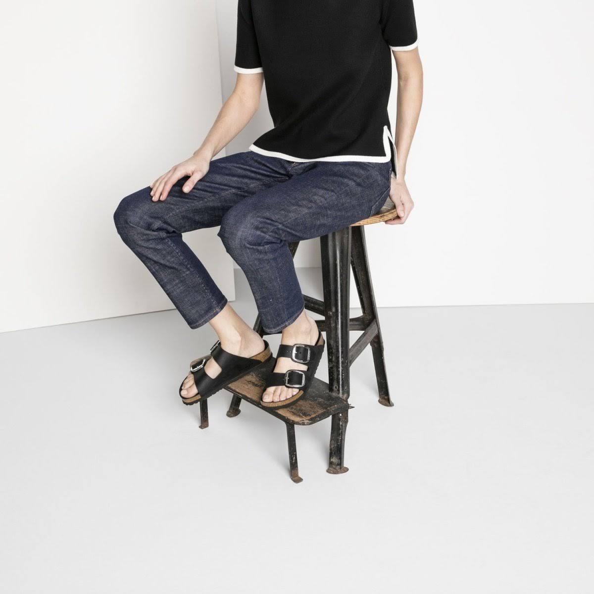 Birkenstock Women's Arizona Big Buckle Oiled Leather Black