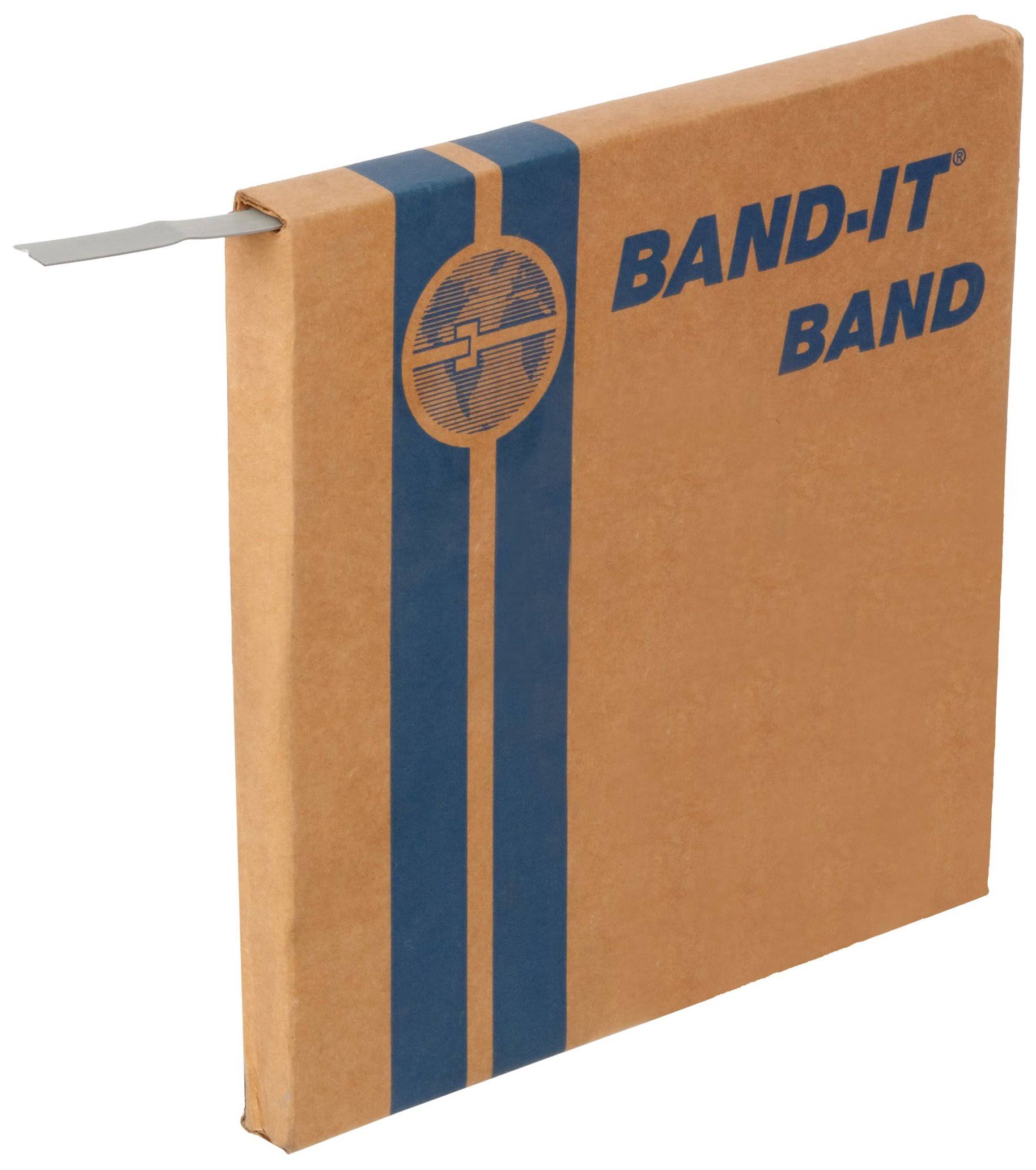 Band-It c20399 201 Stainless Steel Bright Annealed Finish Band, 3/8 W