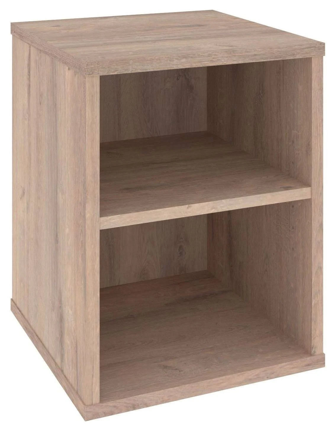 Bestar 22160-000009 Fom End Table in Rustic Brown