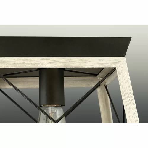 Delon 5 - Light Kitchen Island Linear Pendant - Graphite/Whitewash