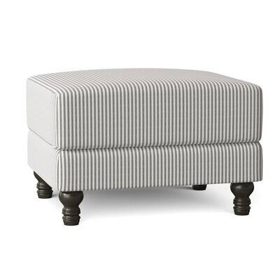 Birch Lane Montgomery 31x22 Rectangle Standard Ottoman Body Fabric: Cruise Adrift
