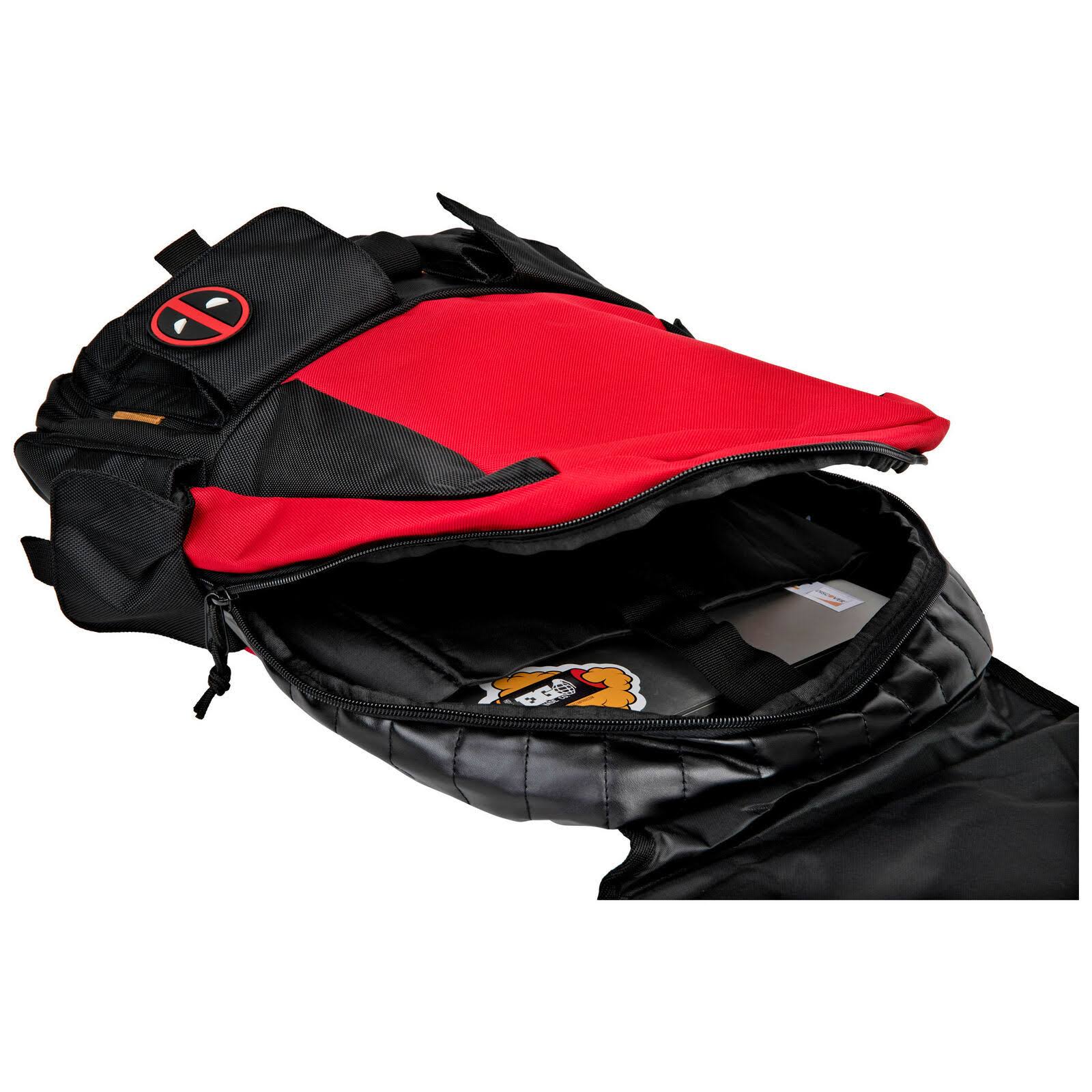 Deadpool Black and Red Laptop Backpack