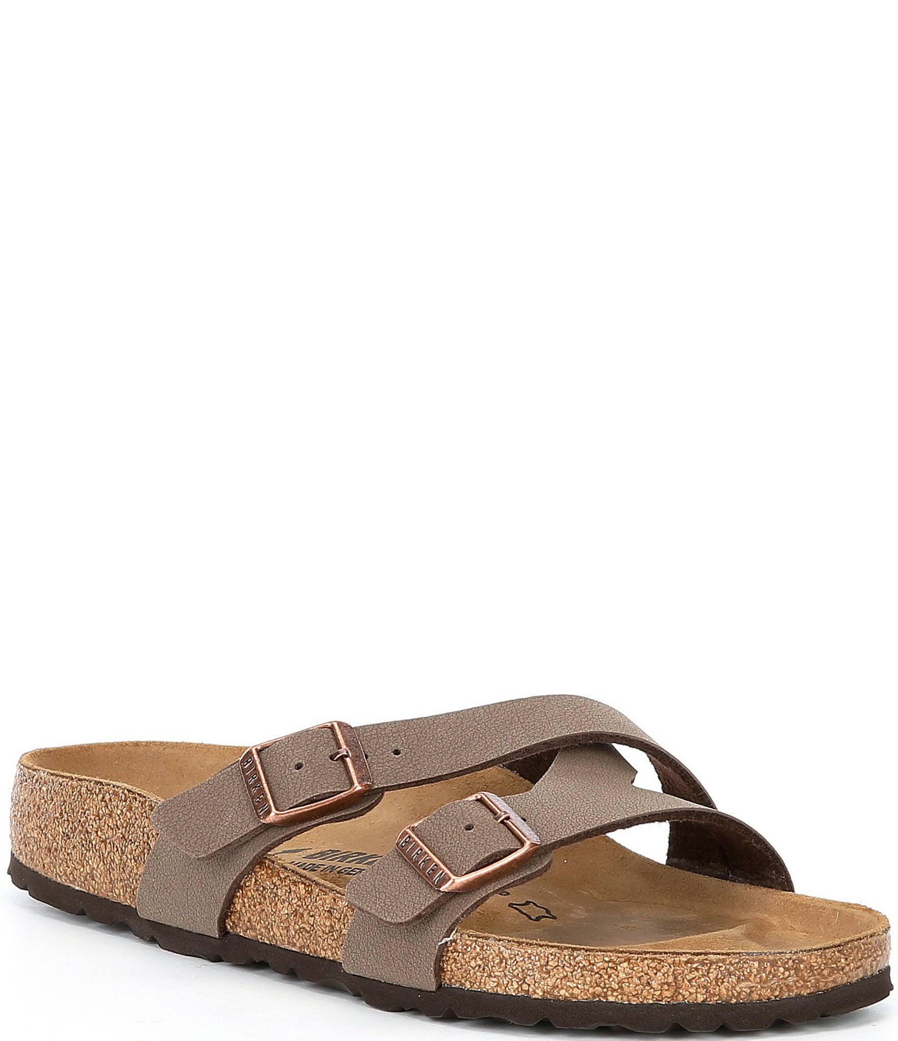 Birkenstock Women's Yao Slide - 37 Narrow - Mocha