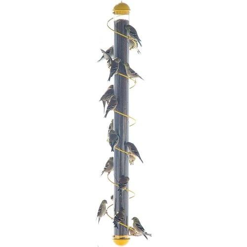 Bird Quest Spiral Nyjer Feeder, Yellow