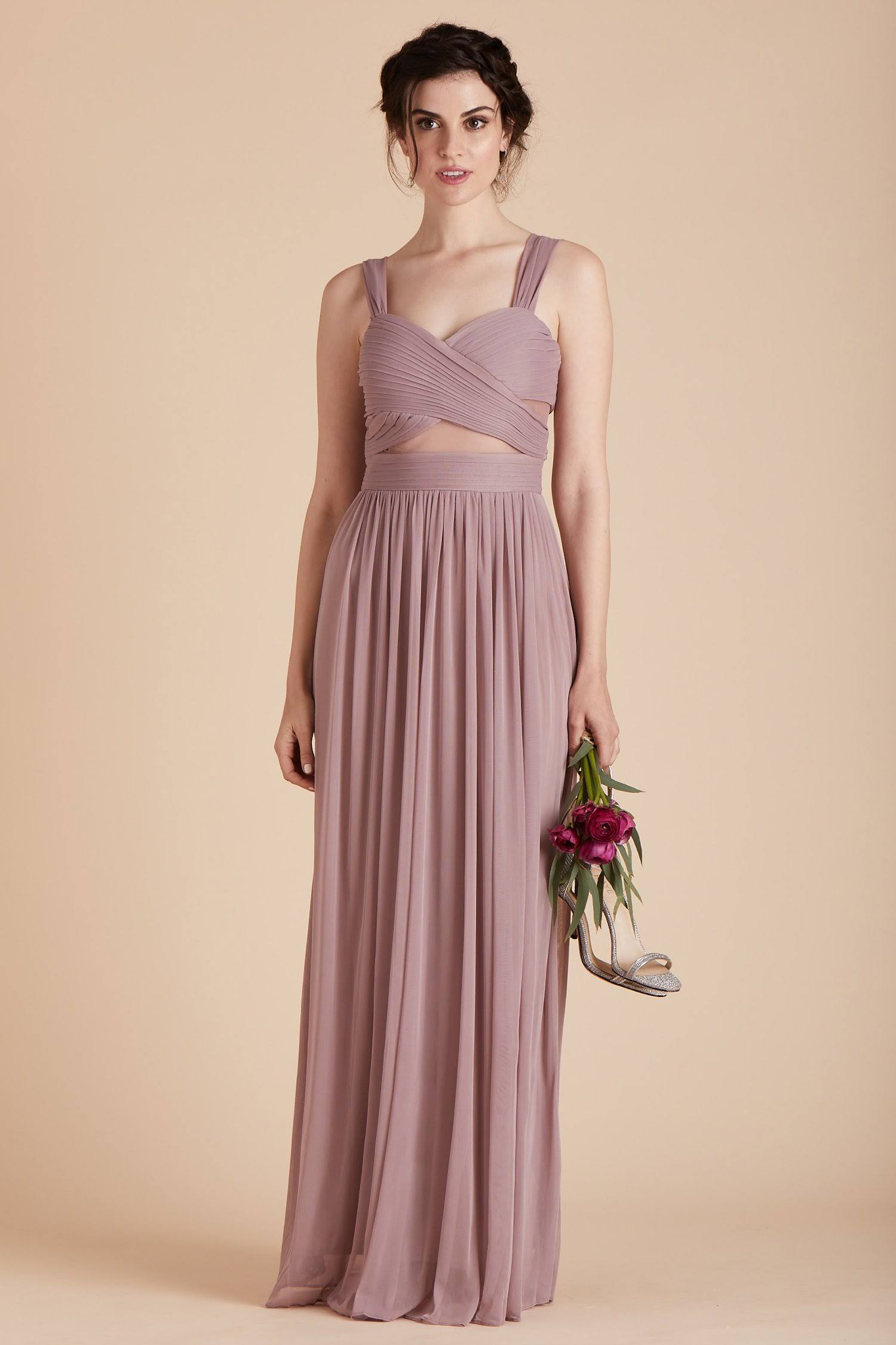 Birdy Grey Elsye Bridesmaid Dress in Mauve S / Mauve