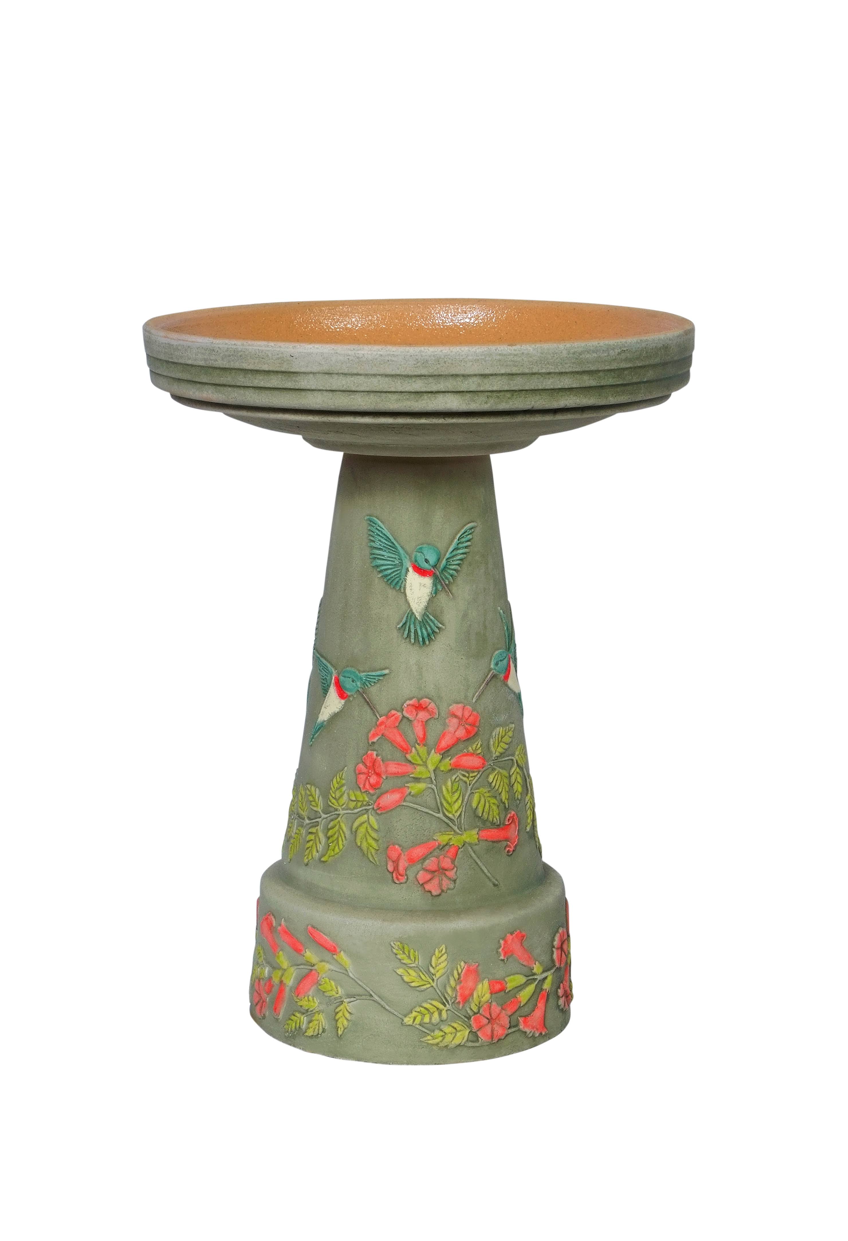 Birds Choice Hummingbird Bird Bath Set (Lock-On)